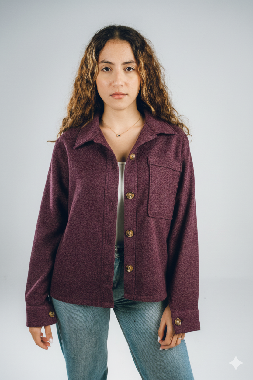 The Autumn Nomad Linen Shacket