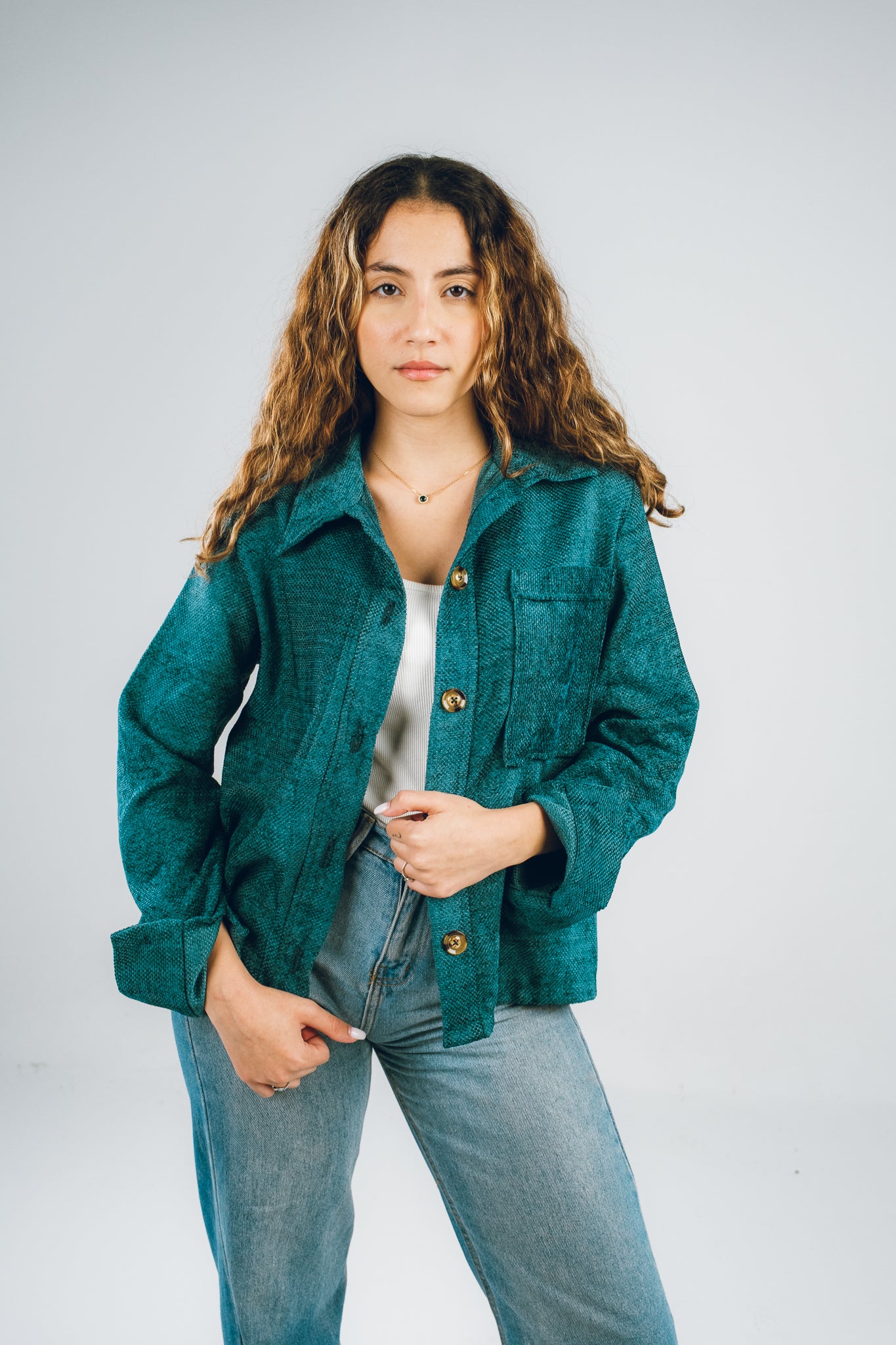 The Autumn Nomad Linen Shacket