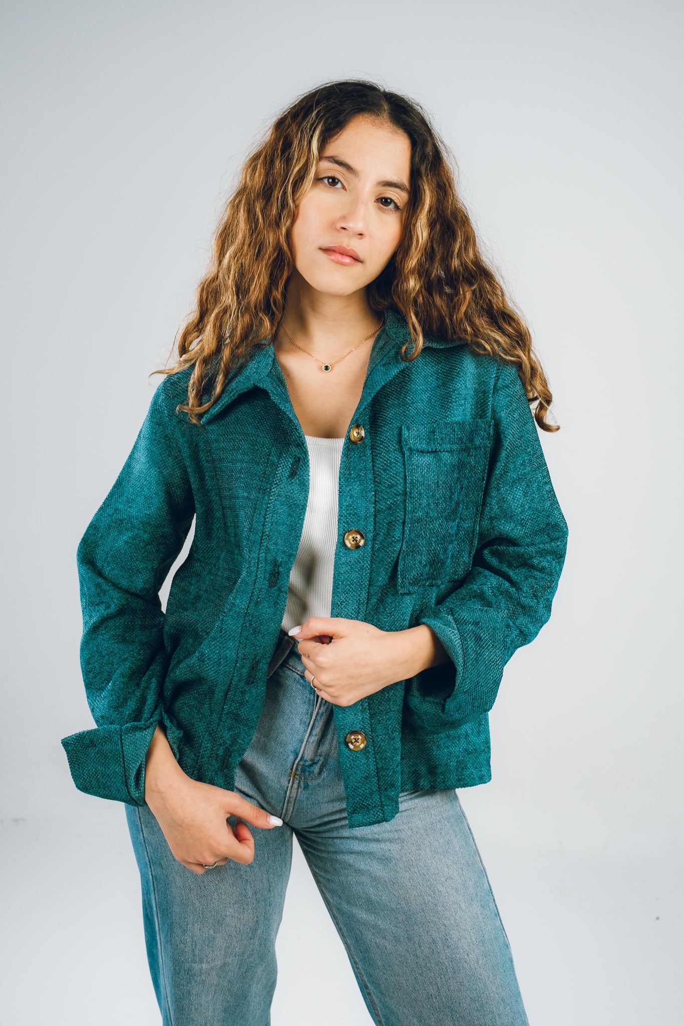 The Autumn Nomad Linen Shacket