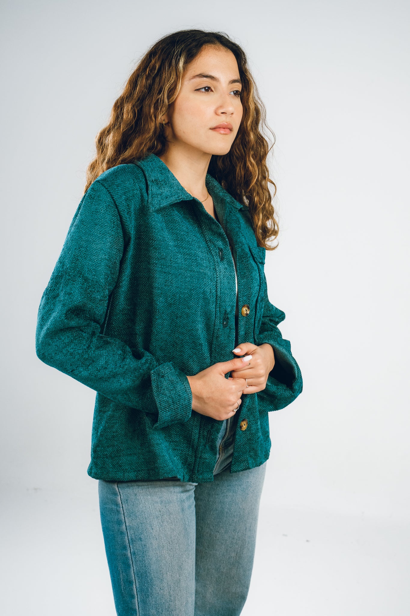 The Autumn Nomad Linen Shacket